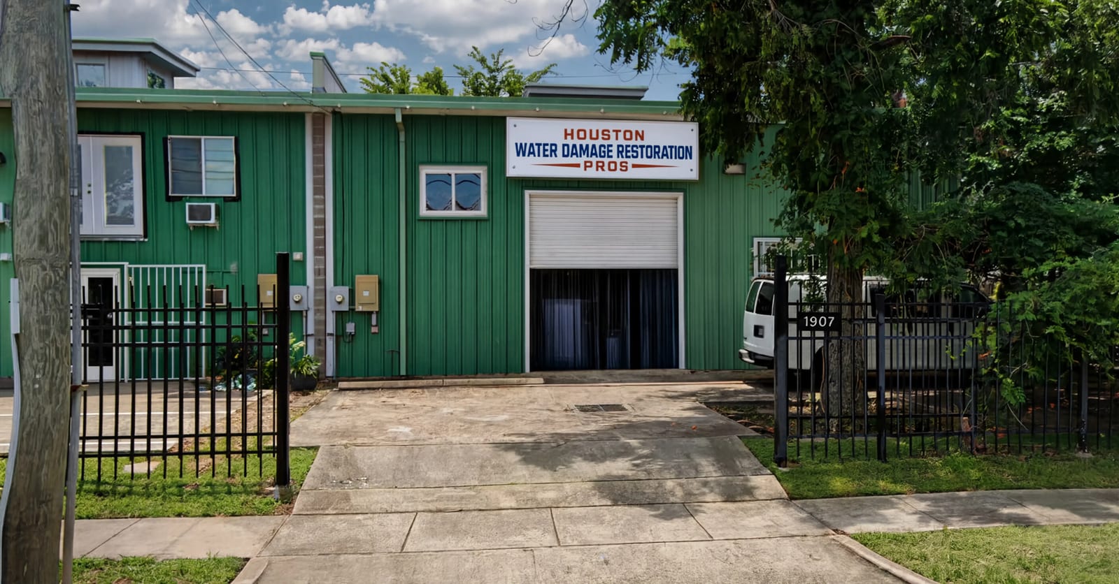 Houston Water Damage Restoration Pros at our 1907 Spring St location in Houston, TX